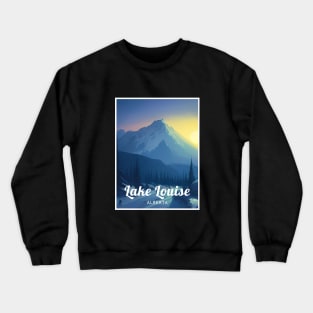 Lake Louise Alberta Canada ski Crewneck Sweatshirt